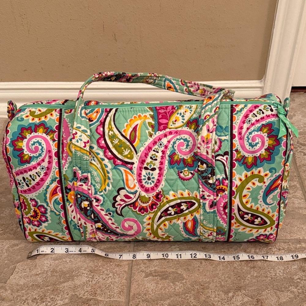 Vera Bradley Multicolor Paisley Travel Bag